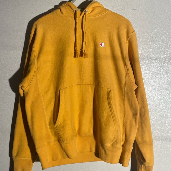 vibrant yellow champion sweatshirt - Picture 5 of 5